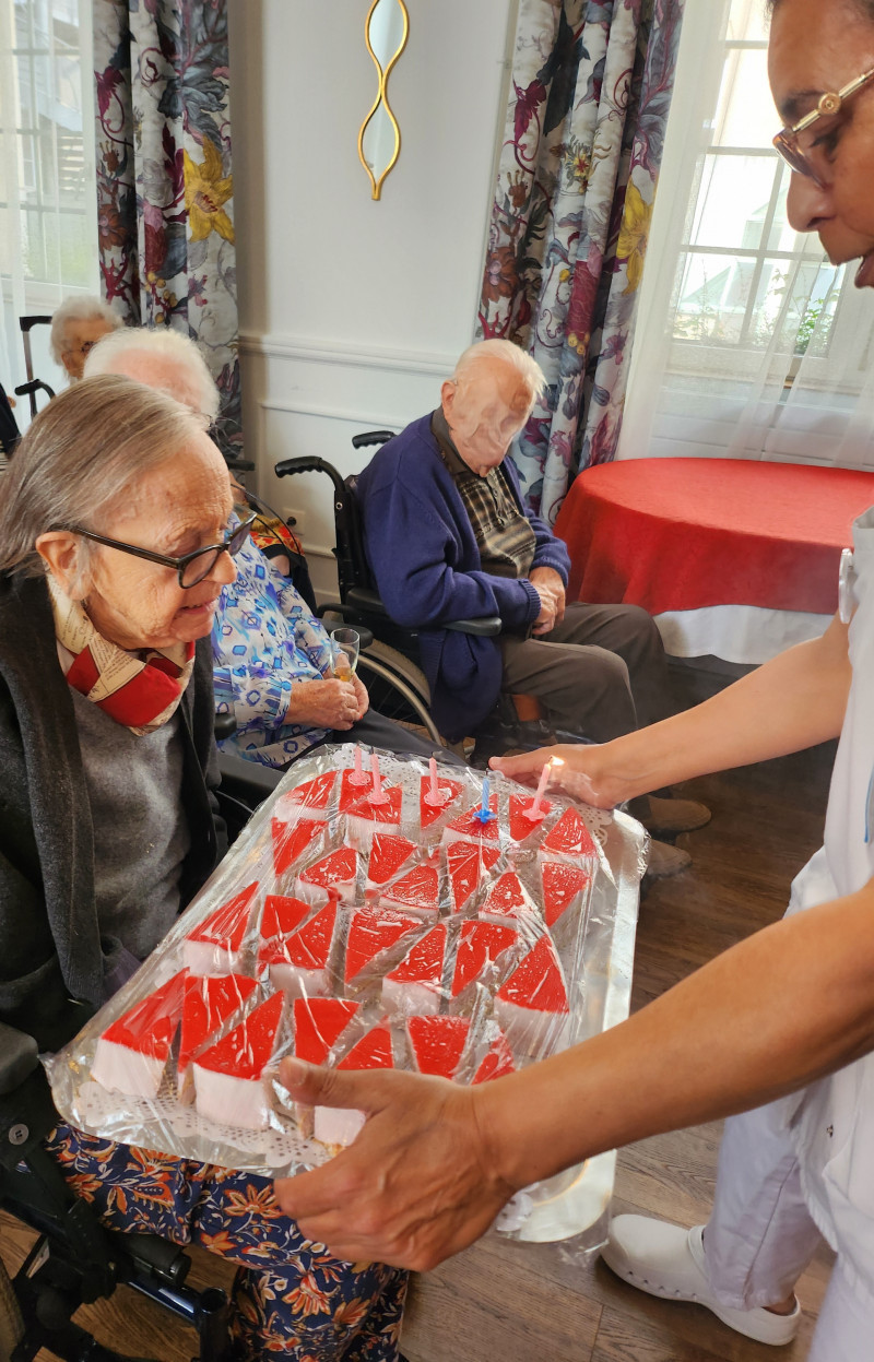 UNE CELEBRATION EMOUVANTE POUR UNE CENTENAIRE